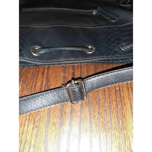 Apt 9 Kohls Black Hobo Purse Handbag Bag Satchel Adjustable Shoulder Strap - Picture 8 of 10